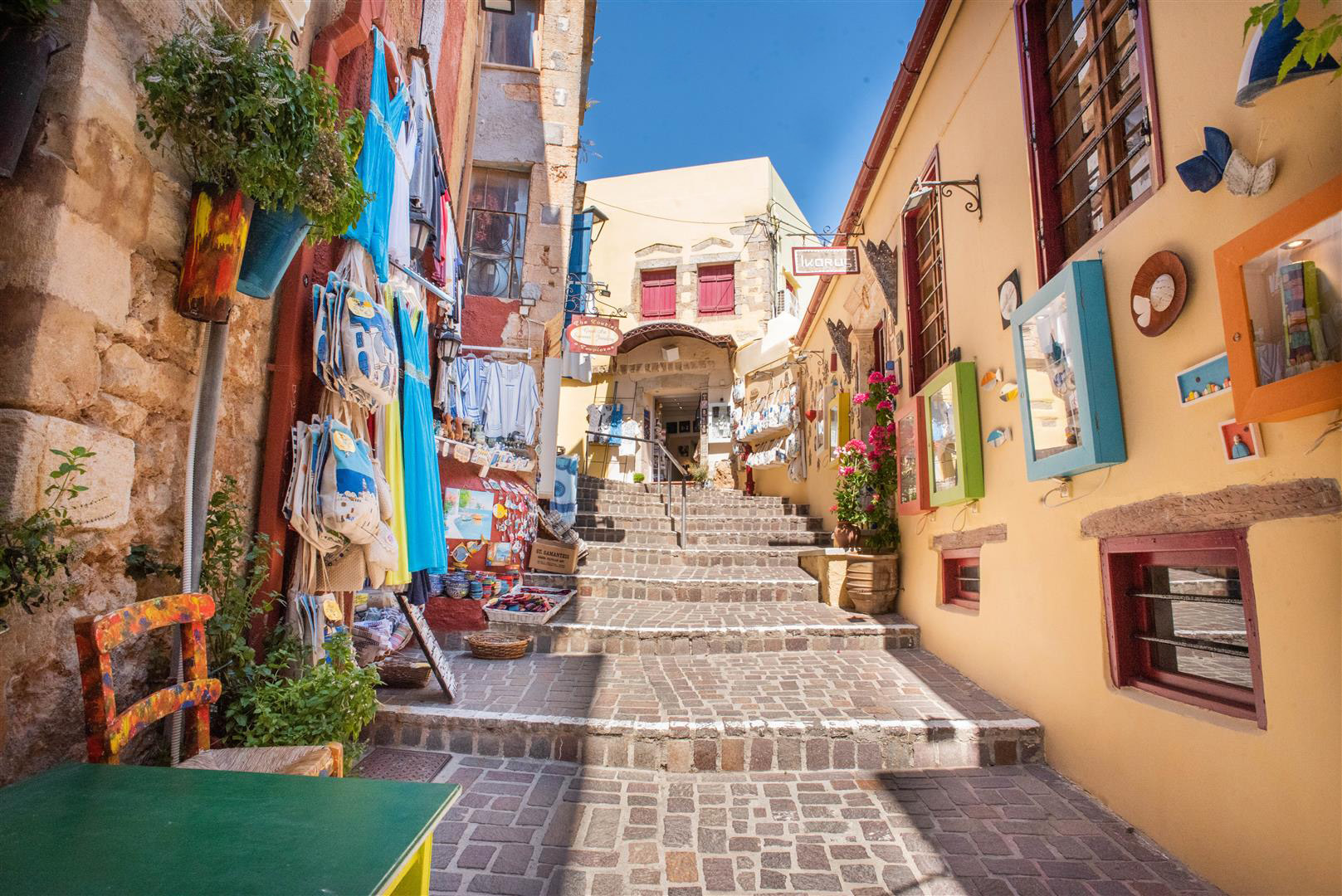 A traditional lane in Chania's old town