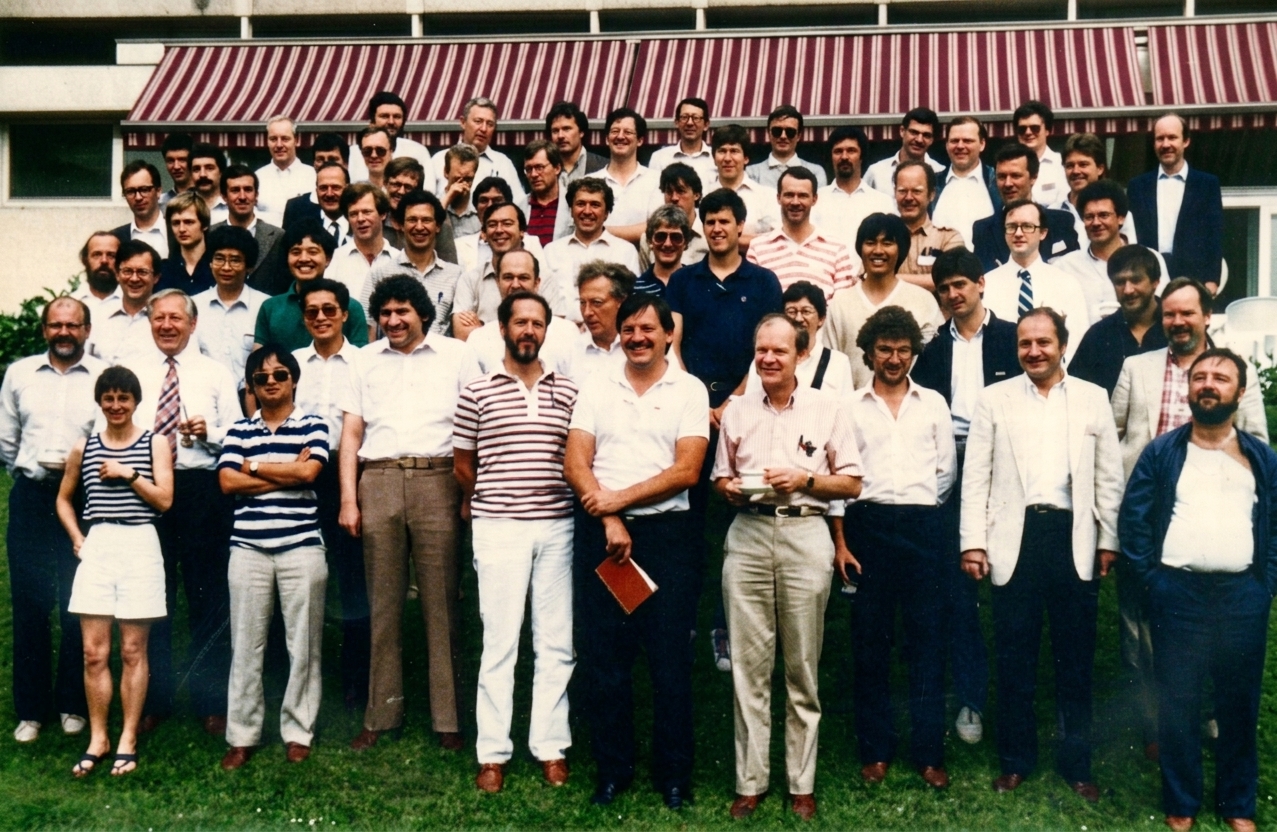 Group photo, IV Workshop, Spa, Belgium (1985)